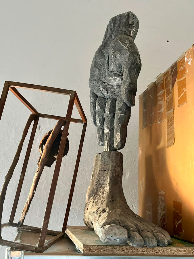 Fotorelacja ze spotkania w pracowni Anny i Huberta Bujaków dla Stowarzyszenia Przyjaciół Muzeum Narodowego we Wrocławiu