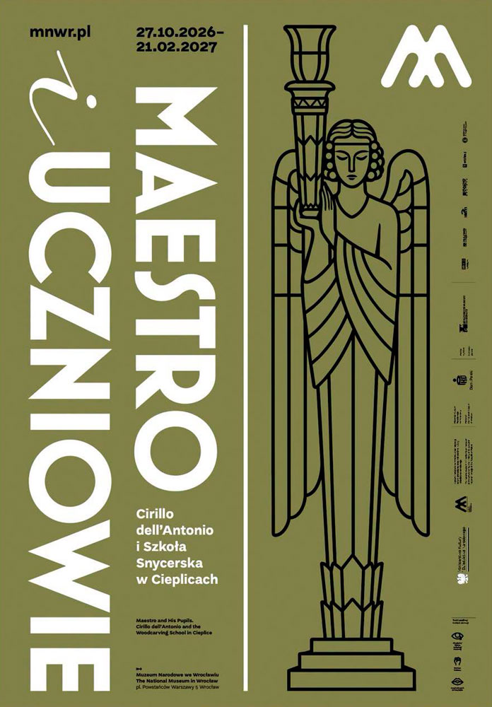 Plakat wystawy „Maestro i uczniowie”
