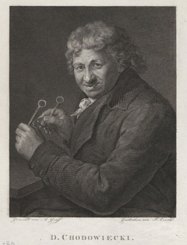 Friedrich Arnold według Antona Graffa, Portret Daniela Chodowieckiego, ok. 1800