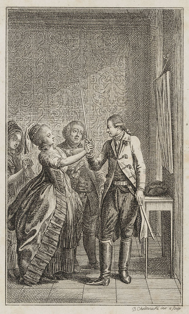 Daniel Chodowiecki, ilustracja [w:] Johann Jakob Dusch, Geschichte Karl Ferdiners, Breslau 1779
