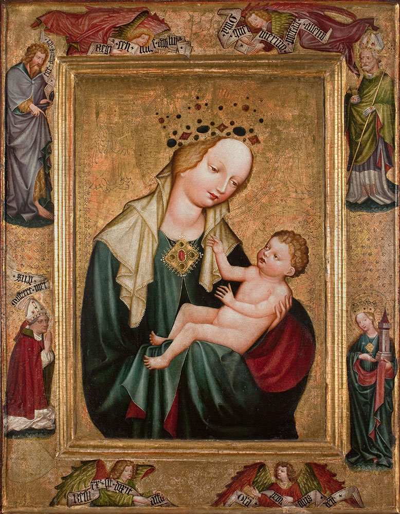 Malarz z pracowni Mistrza Wyszobrodzkiej Madonny, Obraz Matki Boskiej z Dzieciątkiem, ok. 1410