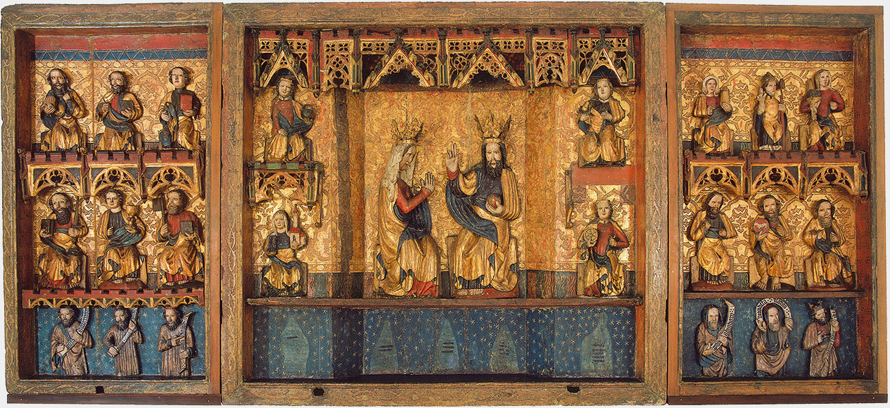 Warsztat śląski, Tryptyk Koronacji (Tryumfu) Marii, 1370–1380