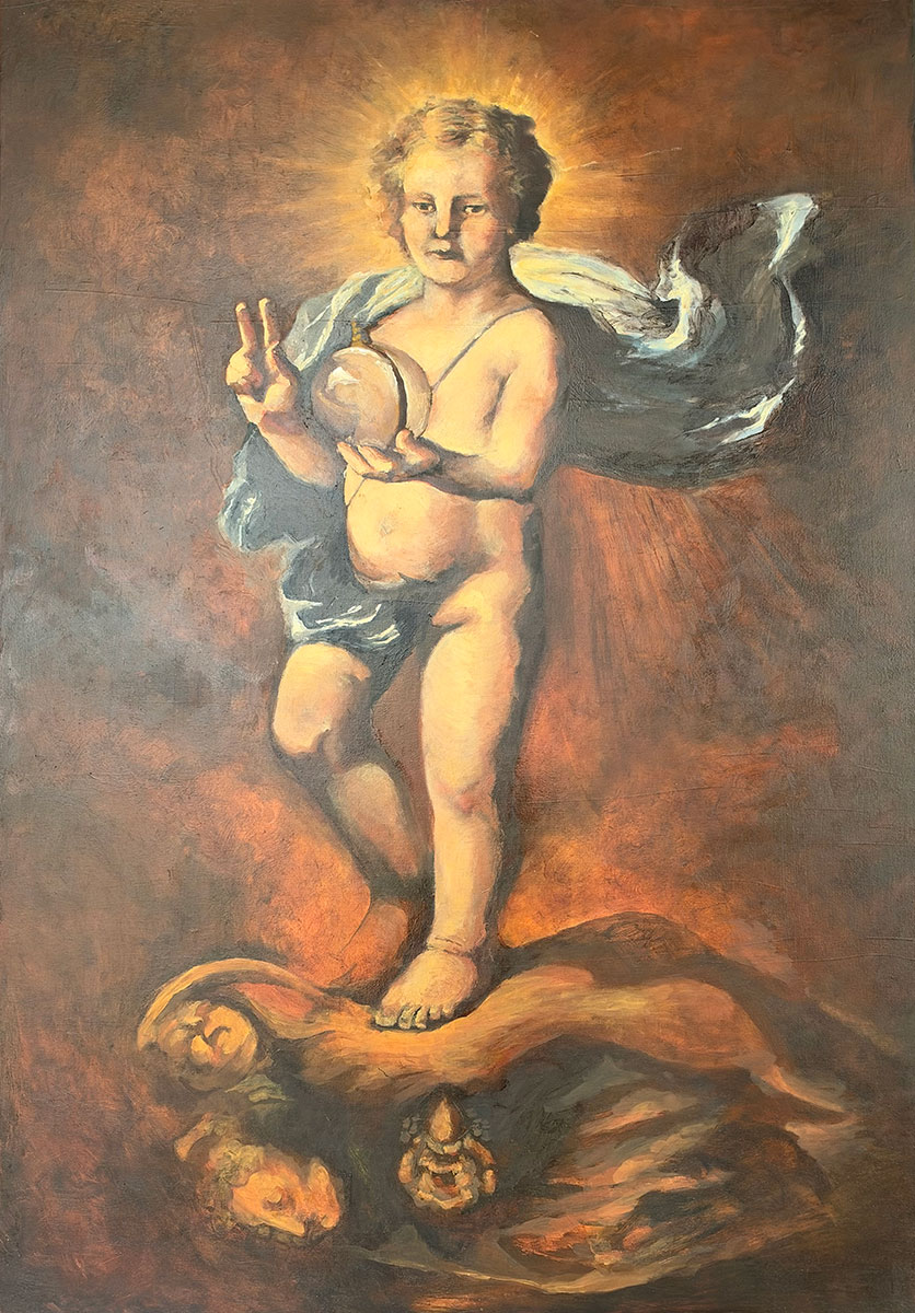 Hanna Gajewska, Dzieciątko Jezus na chmurce