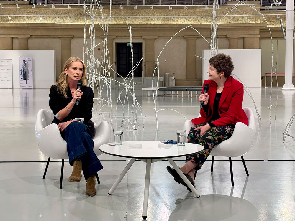 Magdalena Cielecka w Pawilonie Czterech Kopuł