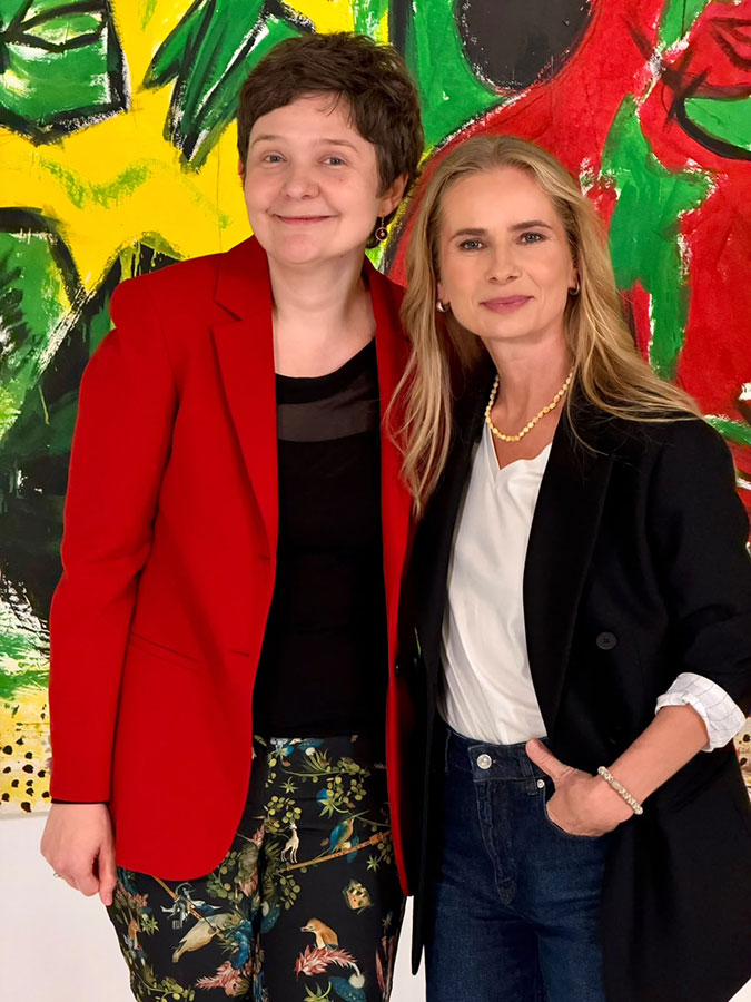 Magdalena Cielecka w Pawilonie Czterech Kopuł
