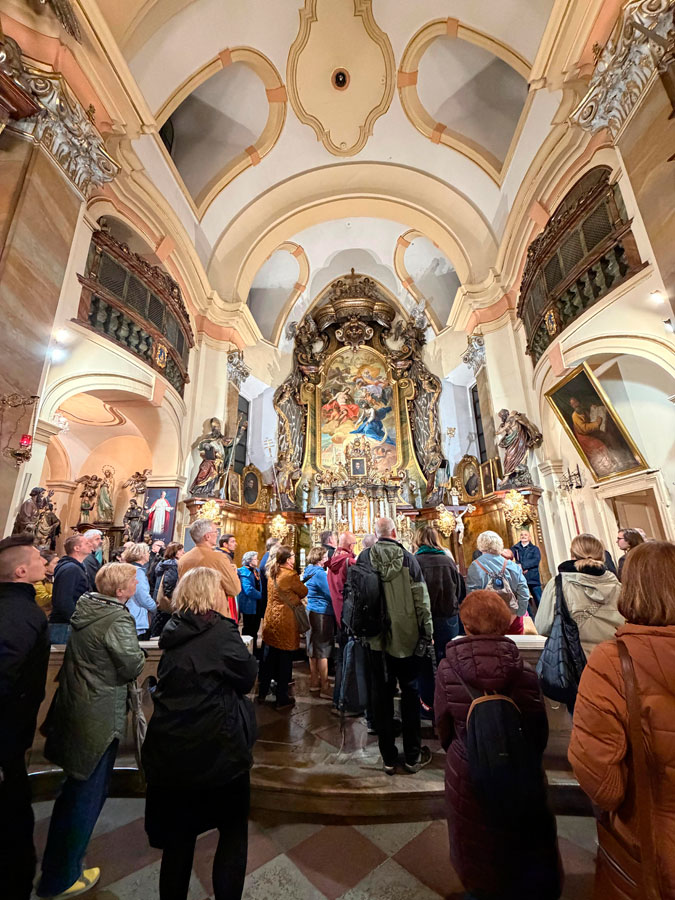 Fotorelacja z oprowadzania w kościele pw. Trójcy Przenajświętszej we Wrocławiu dla Stowarzyszenia Przyjaciół Muzeum Narodowego we Wrocławiu