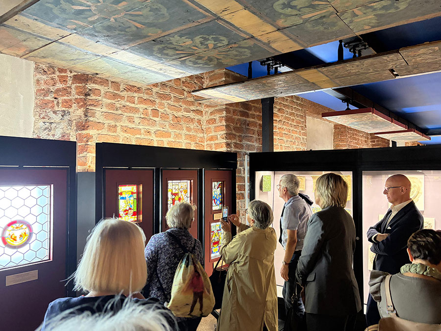 Fotorelacja z oprowadzania kuratorskiego w Muzeum Architektury dla Stowarzyszenia Przyjaciół Muzeum Narodowego we Wrocławiu