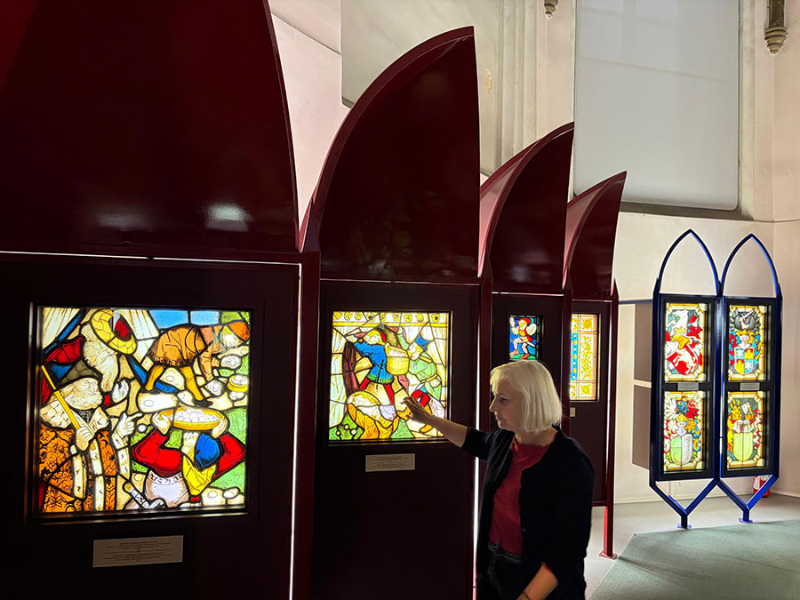 Fotorelacja z oprowadzania kuratorskiego w Muzeum Architektury dla Stowarzyszenia Przyjaciół Muzeum Narodowego we Wrocławiu
